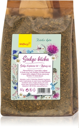 Wolfberry Kolekce bylin Ginkgo biloba bylinný čaj pro podporu činnosti nervové soustavy