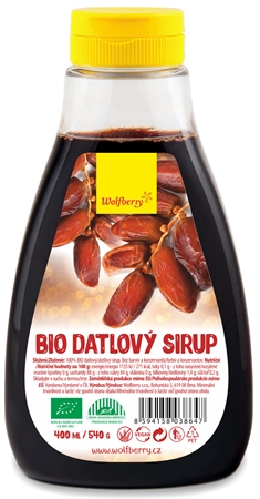 Wolfberry Datľový sirup BIO prírodné sladidlo v BIO kvalite