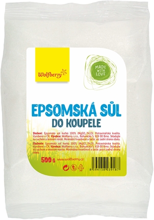Wolfberry Epsomská sůl do koupele sůl do koupele