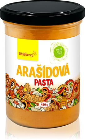 Wolfberry Arašídová pasta 100% ořechový krém