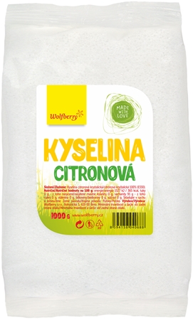 Wolfberry Citric acid kwas cytrynowy w proszku
