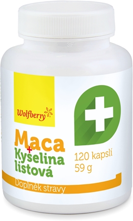 Wolfberry Maca + Kyselina listová kapsle pro podporu plodnosti