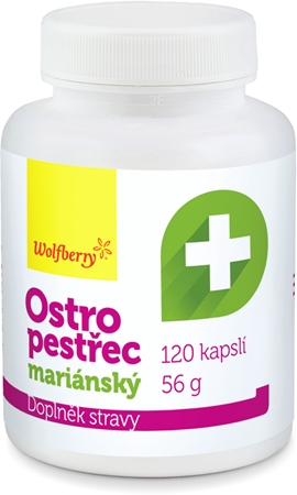 Wolfberry Ostropestřec mariánský kapsle pro podporu zažívání