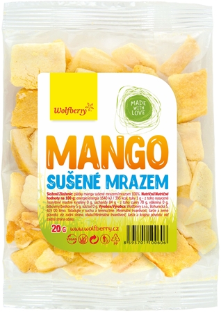Wolfberry Mango lyofilizované mrazem sušené ovoce