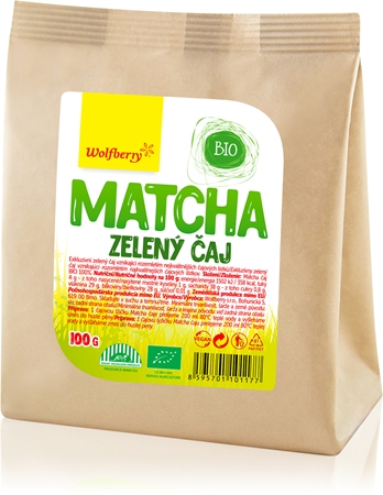 Wolfberry Matcha čaj BIO zelený čaj v BIO kvalitě