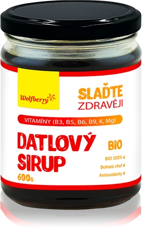 Wolfberry Datľový sirup BIO prírodné sladidlo v BIO kvalite