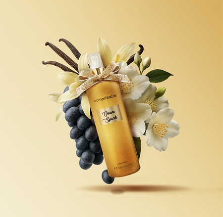 Women Secret Spark Aromatizēts ķermeņa sprejs ar mirdzumiem