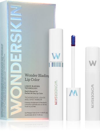 WONDERSKIN Wonder Blading Lip Stain Kit slupovací rtěnka + aktivátor