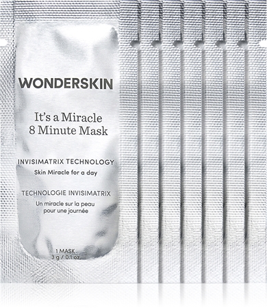 WONDERSKIN It's A Miracle 8 Minute máscara alisadora para rosto