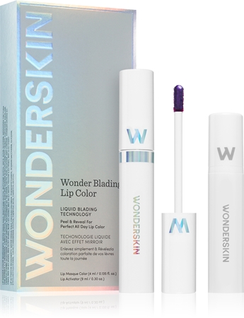 WONDERSKIN Wonder Blading Lip Stain Kit slupovací rtěnka + aktivátor