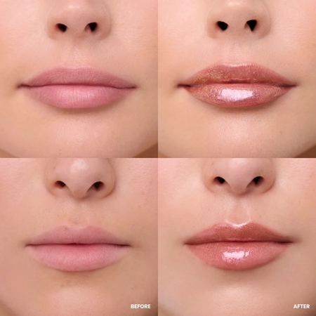 WONDERSKIN Wonder Blading Top Gloss Lip Gloss with glitter