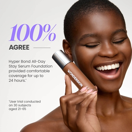 WONDERSKIN Hyper Bond All-Day Stay Serum Foundation Long-Lasting Foundation