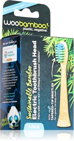 Woobamboo Eco Electric Toothbrush Head резервни глави за четка за зъби от бамбук