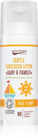WoodenSpoon Baby & Family lait protecteur solaire SPF 30