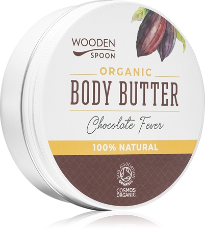 WoodenSpoon Organic Chocolate Fever tělové máslo s vůní čokolády