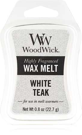 Woodwick White Teak cera per lampada aromatica