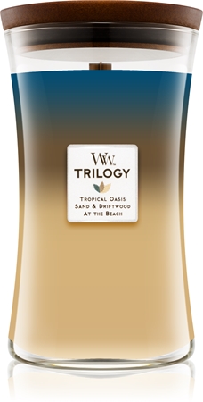 Woodwick Trilogy Nautical Escape lumânare parfumată cu fitil din lemn