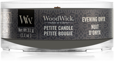 Woodwick Evening Onyx velas votivas com pavio de madeira