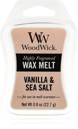 Woodwick Vanilla & Sea Salt vosek za aroma lučko