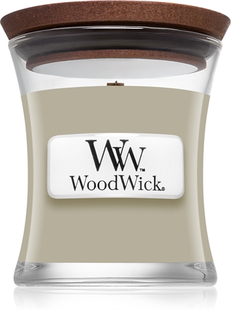 Woodwick Fireside Au Coin Du Feu bougie parfumée avec mèche en bois