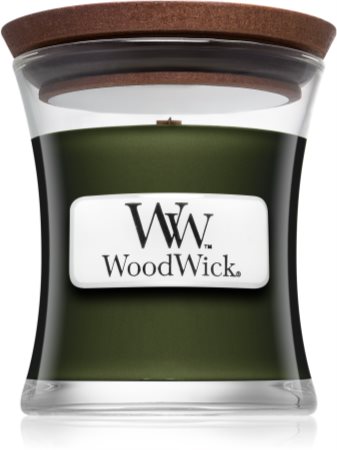 Woodwick Frasier Fir aromatizēta svece ar koka dakti