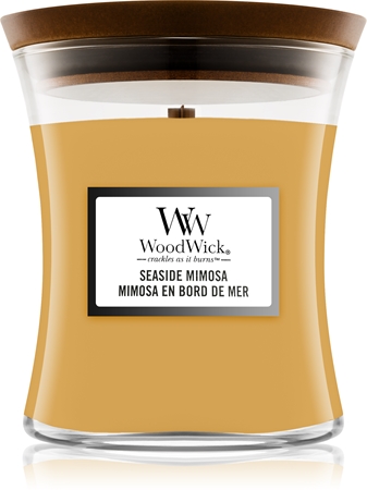 Woodwick Seaside Mimosa doftljus trä wick