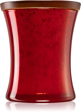 Woodwick Pomegranate bougie parfumée avec mèche en bois