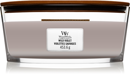 Woodwick Wild Violet Duftkerze mit holzdocht (hearthwick)