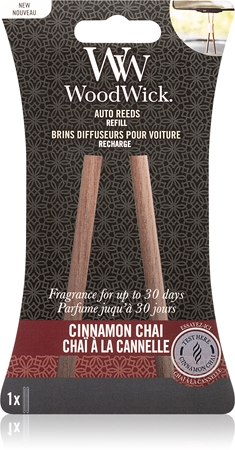 Woodwick Cinnamon Chai vůně do auta náhradní náplň