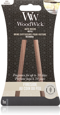Woodwick Fireside auto luchtverfrisser Navulling