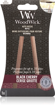 Woodwick Black Cherry vůně do auta náhradní náplň