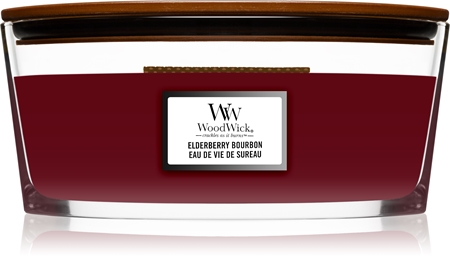 Woodwick Elderberry Bourbon Duftkerze