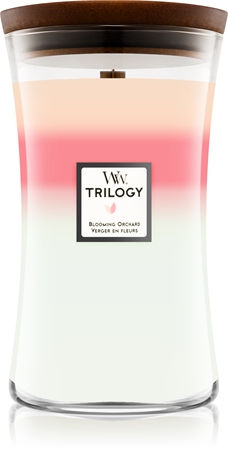 Woodwick Trilogy Blooming Orchard Duftkerze