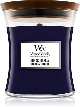 Woodwick Hinoki Dahlia scented candle