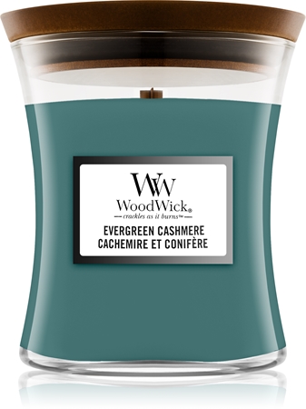 Woodwick Evergreen Cashmere tuoksukynttilä