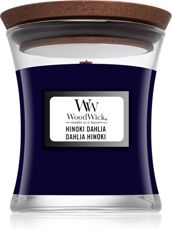 Woodwick Hinoki Dahlia scented candle