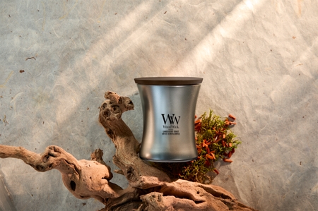 Woodwick Precious Metals Candescent Coast scented candle