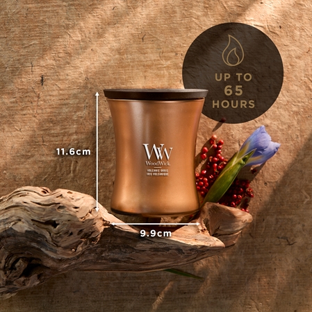 Woodwick Precious Metals Volkanic Orris scented candle