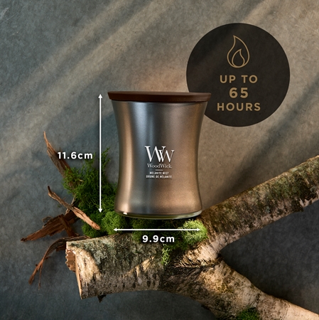 Woodwick Precious Metals Melanite Mist scented candle