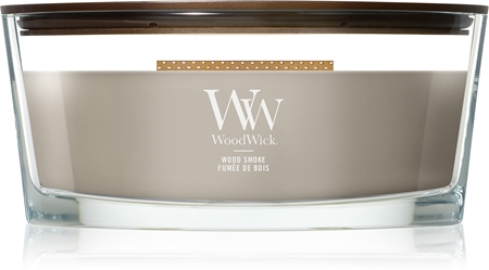 Woodwick Wood Smoke bougie parfumée avec mèche en bois