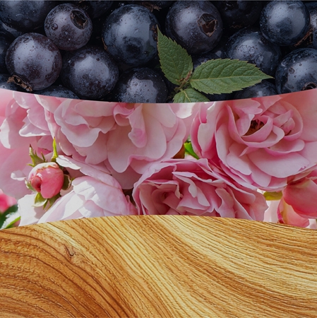 Woodwick Rose Blush Duftkerze mit Holzdocht