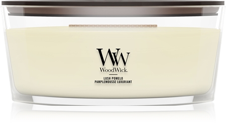 Woodwick Lush Pomelo bougie parfumée avec mèche en bois