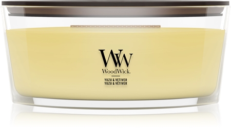 Woodwick Yuzu & Vetiver doftljus trä wick