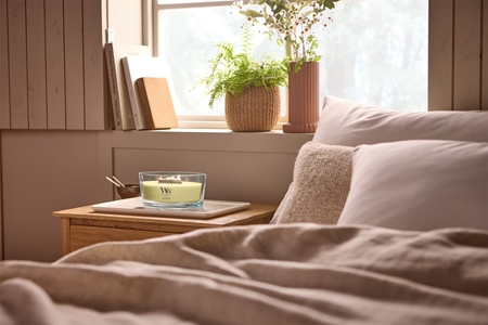 Woodwick Yuzu & Vetiver doftljus trä wick