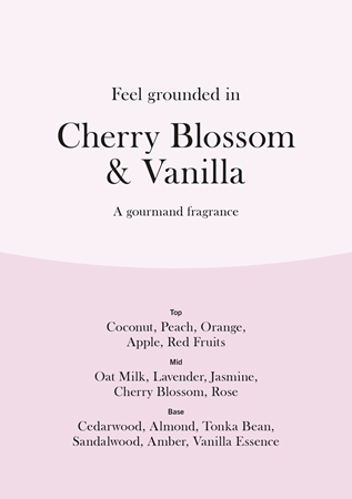 Woodwick Cherry Blossom & Vanilla Duftkerze mit Holzdocht