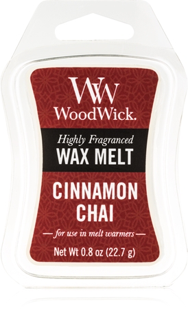 Woodwick Cinnamon Chai tartelette en cire