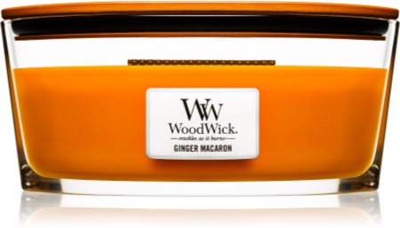 Woodwick Ginger Macaron candela profumata 453,6 g Hearthwick