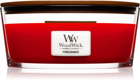 Woodwick Pomegranate mirisna svijeća s drvenim fitiljem (hearthwick)