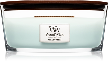 Woodwick Pure Comfort scented candle wooden wick (hearthwick)