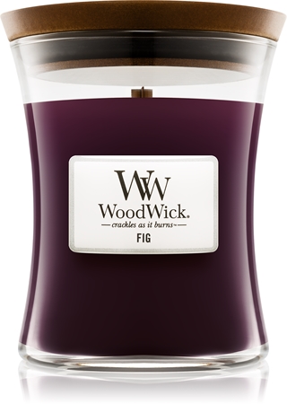 Woodwick Fig doftljus trä wick